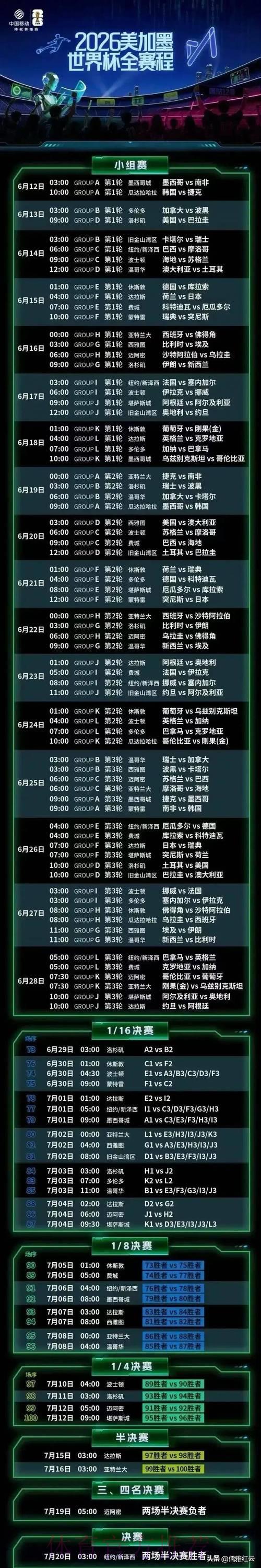 2026世界杯免费直播观看渠道全攻略 2026世界杯免费直播观看渠道全攻略