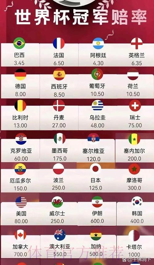 2026年世界杯最新赔率数据深度解析